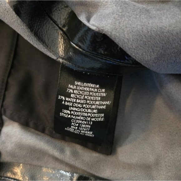 Alice + Olivia Faux Leather Pants Size 12 - Picture 6 of 9